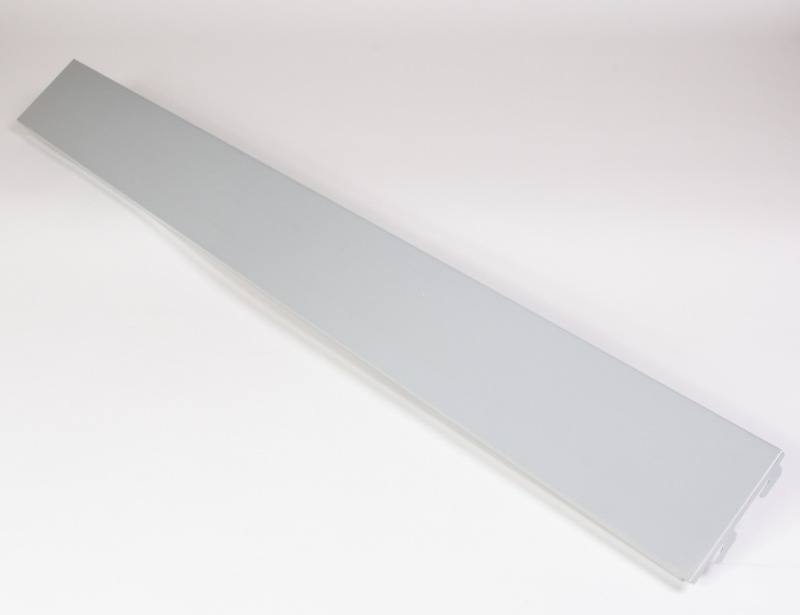Amsler - Rückwand grau 100x10cm ohne Löcher 