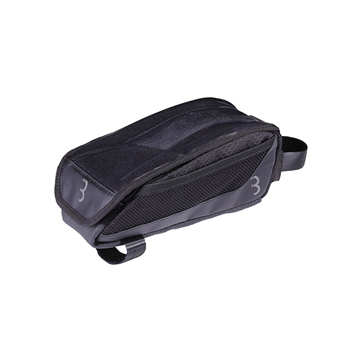 Amsler - Oberrohrtasche 20 x 9.5 x 8.5cm schwarz 750cm3, für Smartphone bis 7