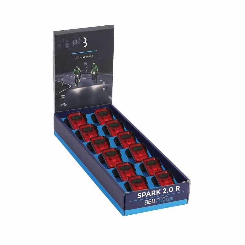 Amsler Lumière arrière Spark 2.0 mit USB-C/Akku