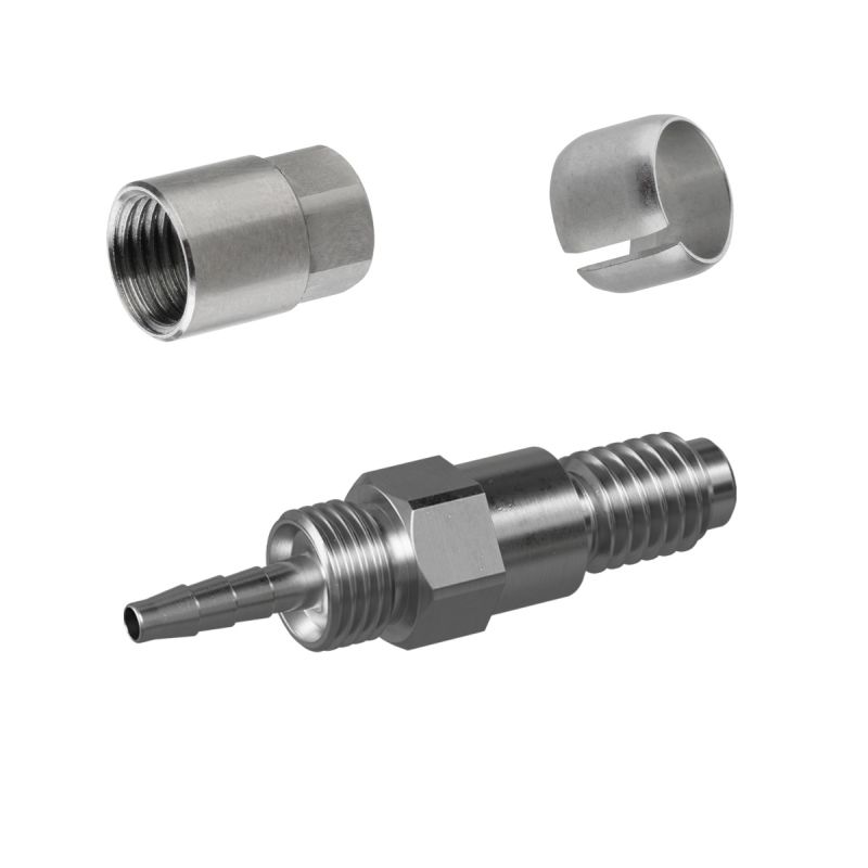 Amsler ETT gerader Stutzen M6 Anschlusset