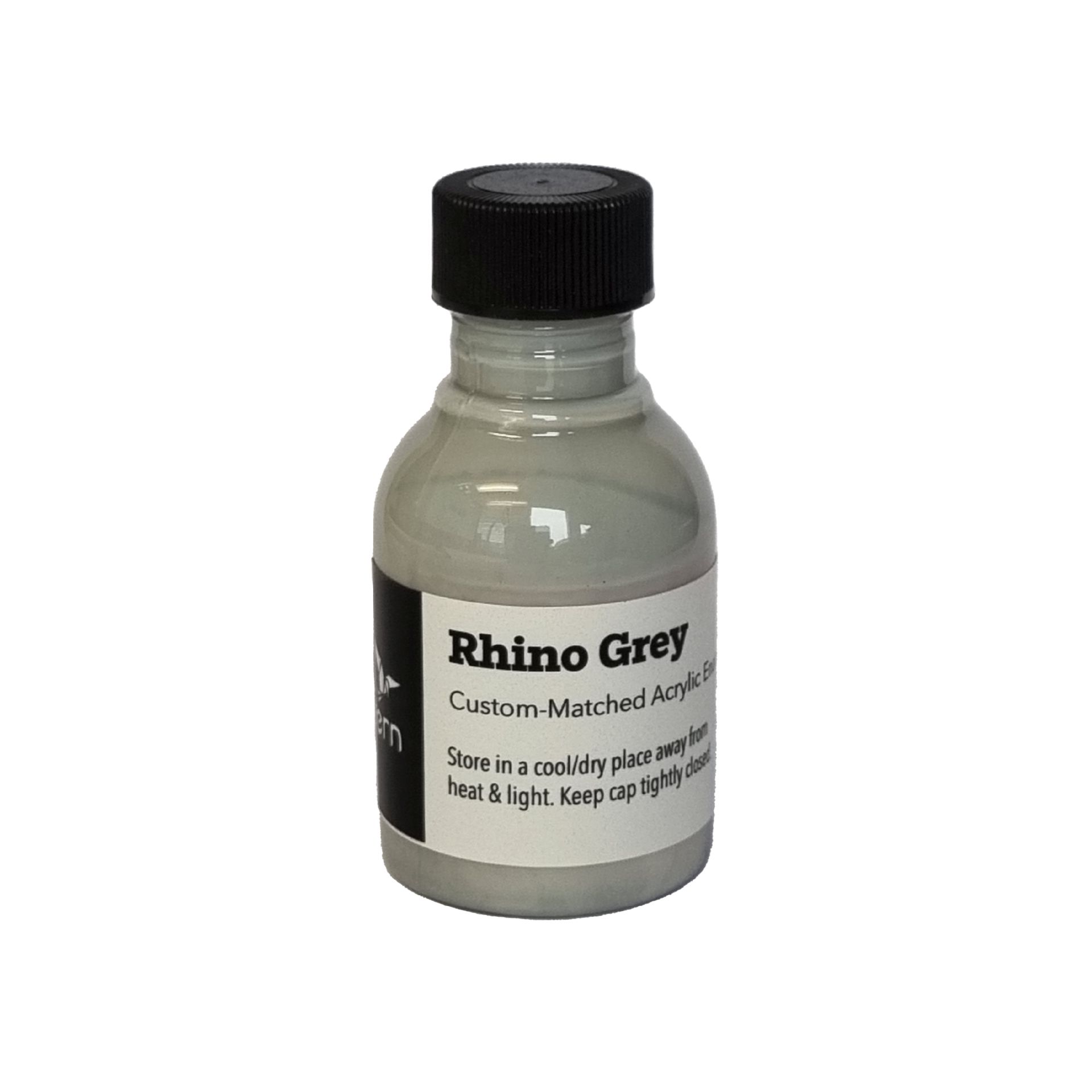 Amsler Korrekturfarbe, 28g Flasche, Rhino Grey