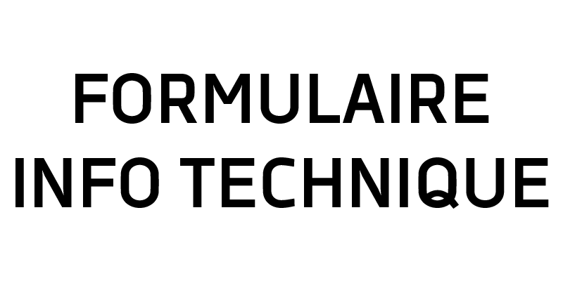 Formulaires et infos techniques